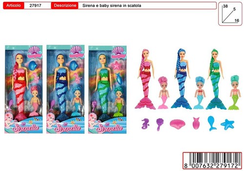 Sirena figlia sirenella - c/figlia,