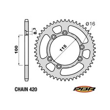 Corona PBR in ferro Z50 passo