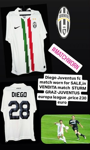 Maglia juventus indossata - maglia,