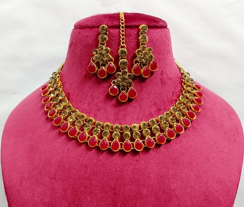 Set girocollo collana zirconi