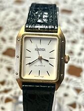 Elegante orologio vintage donna marca ROAMER, Movimento al Quarzo, Cal. FhF.