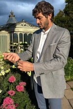 Elegante giacca blazer in seta