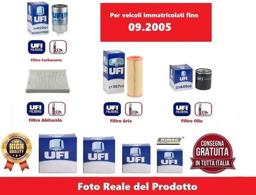 Kit filtri tagliando ufi - tagliando,
