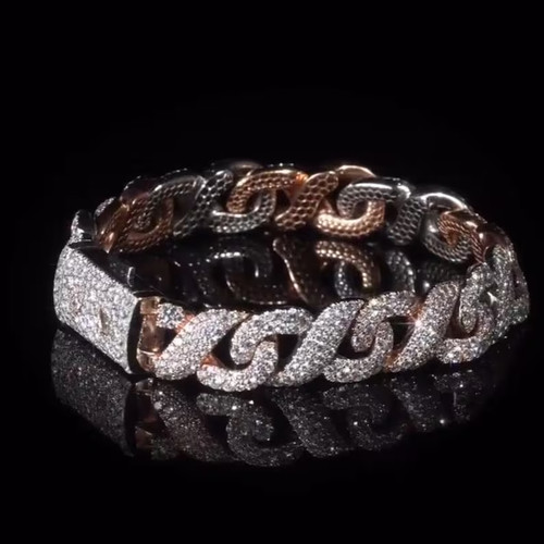 Bracciale uomo cubano - , 8