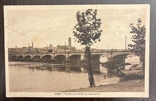 Vecchia cartolina lodi ponte - cartolina,