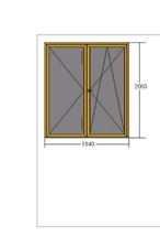 Finestra in PVC sù Misura