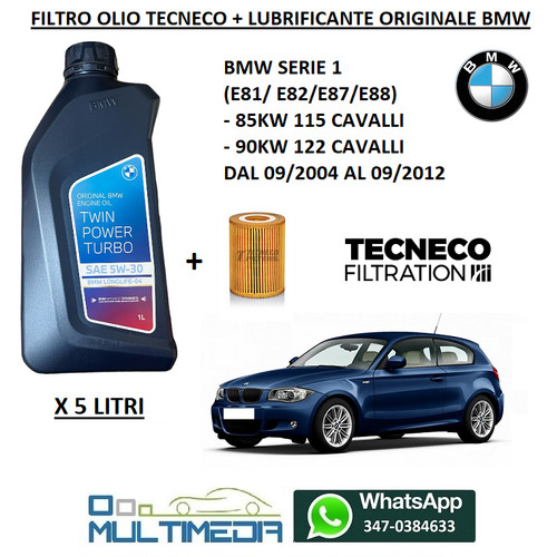 Filtro olio tecneco - olio, e