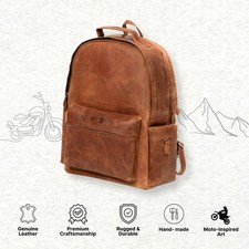 Zaino da motociclista in vera