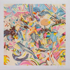 Luca ALINARI: Tavolozza, serigrafia e interventi manuali