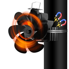 Ventilatore stufa 6 ante stufa senza corrente ventilatore tubo camino ventilatore