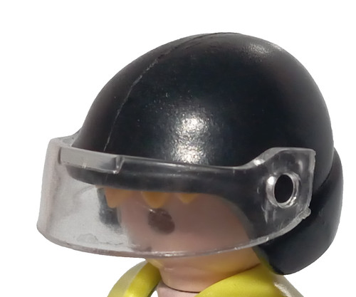 Playmobil casco nero polizia - playmobil,