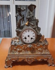 PARIGINA IN BRONZO DORATO_'800_ARREDO_ANTIQUARIATO_ORIGINALE_OROLOGI