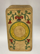 Mazzo Tarocchi Modiano 1953 completo 78 carte retro rosso