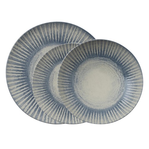 Set piatti ceramica blu - set, in