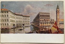 Cartolina Pubblicitaria Hotel ristorante Cavalletto Venezia T15