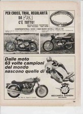 advertising Pubblicità-PUKI MOTO MONTESA CZ-MV '71-MOTOCROSS  EPOCA  MOTOSPORT