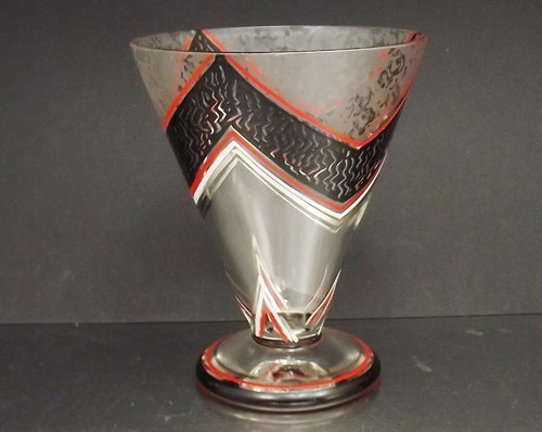 Vase art deco cristal - en,