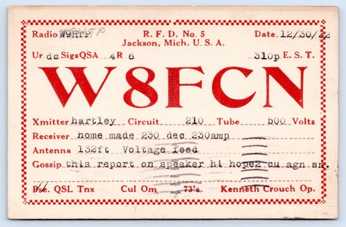 Scheda radio qsl - qsl, ham