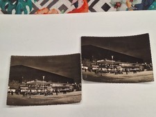 Lotto 2 cartoline uguali bianco e nero Germania Berlin Bahnhof Zoo viaggiate