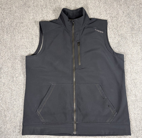 Gilet pesca simms uomo nero - simms,
