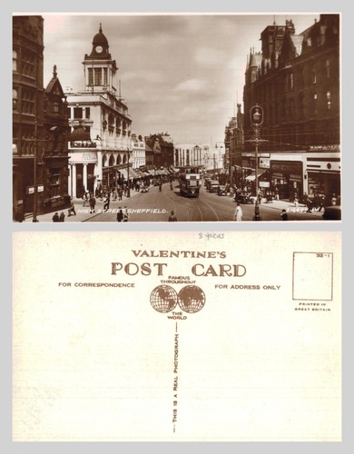 Vintage postcard high street - high,