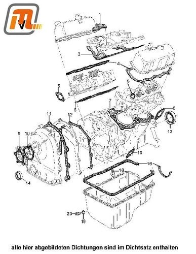 Matra 530 set guarnizioni