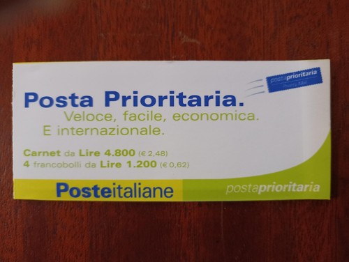 Poste italiane 2001 - carnet, de