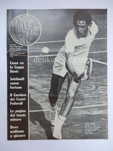 Tennis match ball rivista - match, 1973
