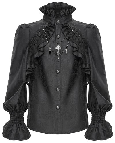 Camicia elegante jacquard