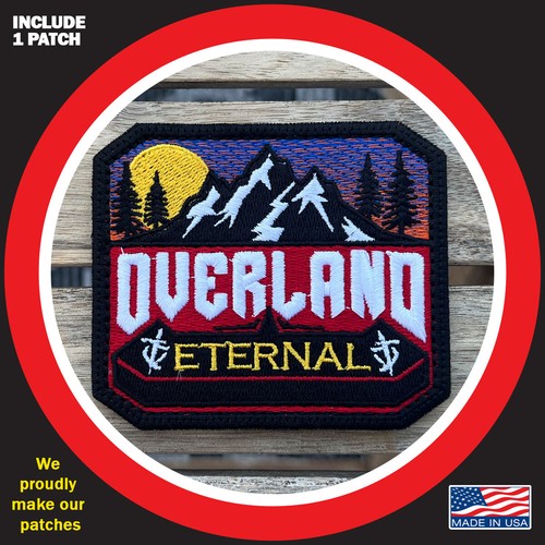 Toppa ricamata eterna overland - toppa,