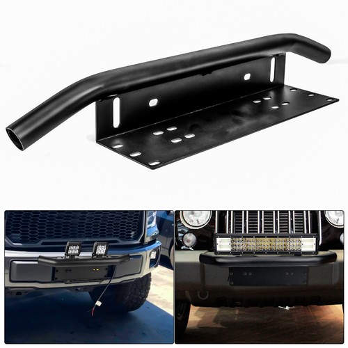 Bull bar front bumper - bumper, license