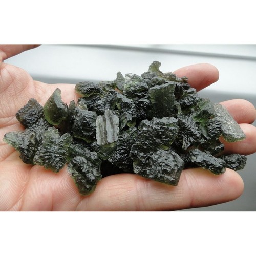 Potente tektite verde - potente, vera