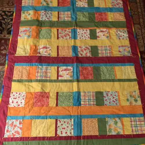 Trapunta patchwork fatta - , a