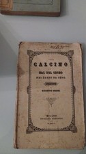 GRASSI Giuseppe Sul calcino o