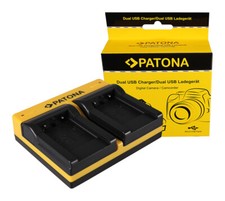 Caricabatteria USB dual Patona