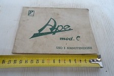 manuale uso manutenzione Ape C faro basso calessino Piaggio