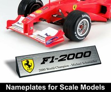 Targa per 1/18 Ferrari F1