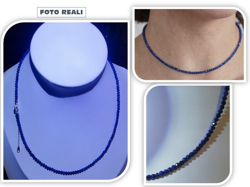 Collana lapislazuli sfere - collana,