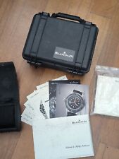 Scatola Blancpain Fifty Fathoms Box nero NOS controscatola cartone Travel Case