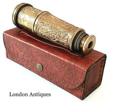 Telescopio vintage in ottone