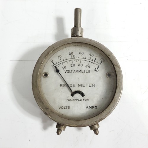 Voltmetro beede meter vintage - voltmetro,