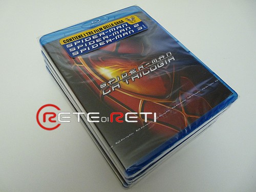 Blu ray spider - blu, trilogia