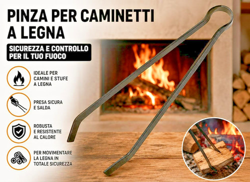 Pinza molla per - a, camino