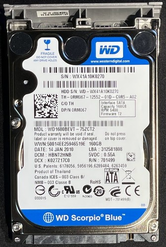 Western digital scorpio blue - western,