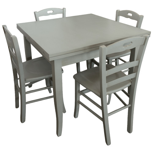 Tavolo libro legno grigio - libro,