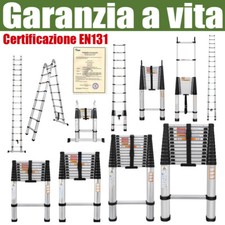 EN131 Scala telescopica in alluminio multifunzione Scala telescopica Pieghevole