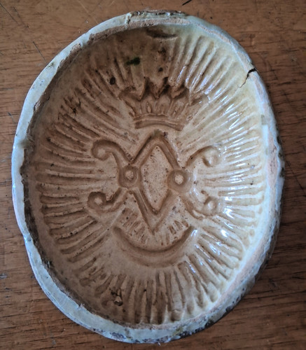 Antica formella ceramica di - antica,