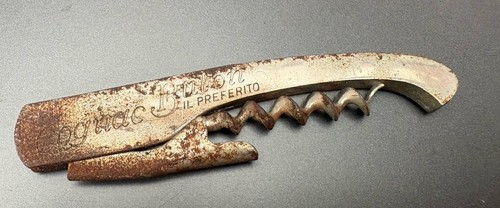 Antico cavatappi pubblicitario - cavatappi,