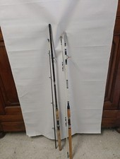 Due Canne Da Pesca Spinning Vintage Due Pezzi 