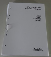 Catalogo ricambi/elenco ricambi Volvo Penta AD41D / D41D / TAMD41D / TMD41D 1/2009